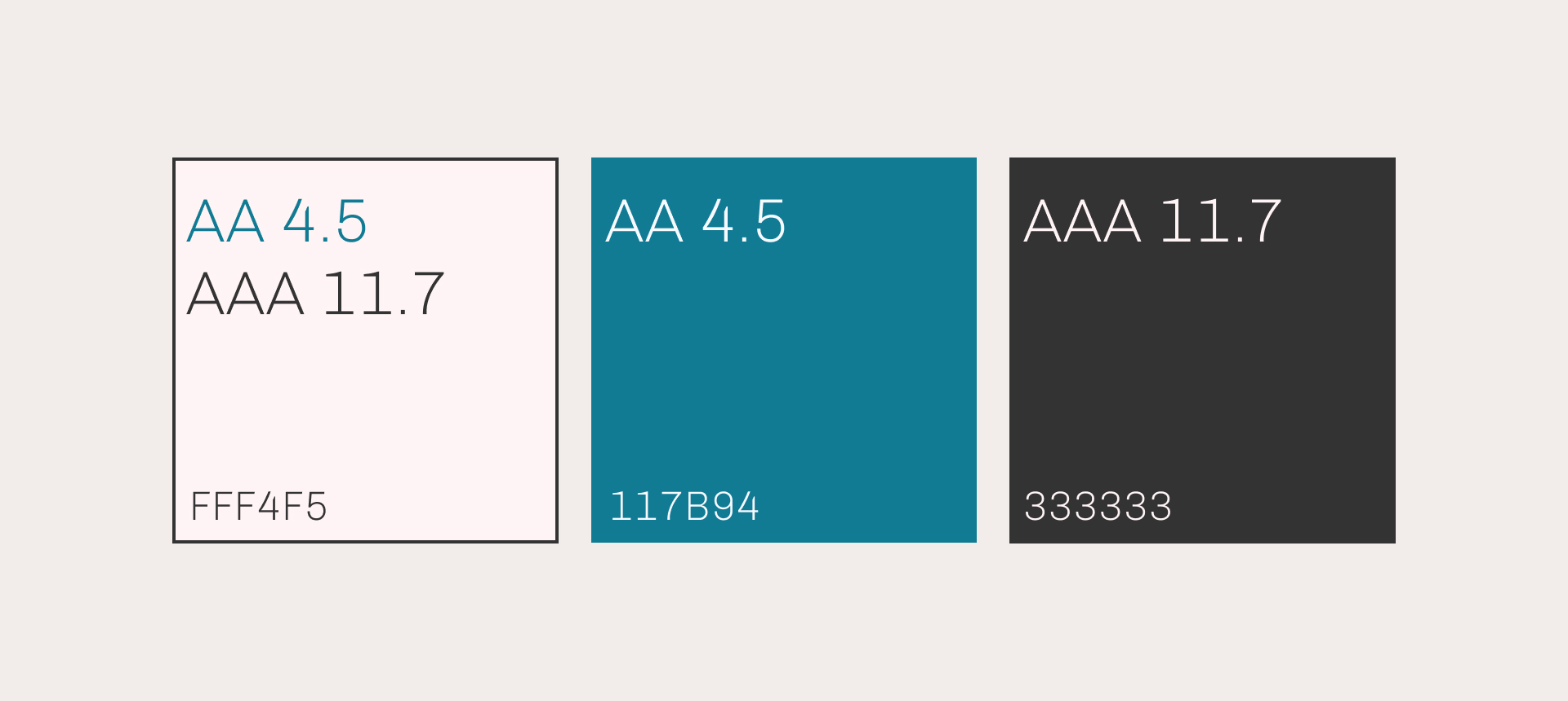 Capilano River Hatchery style guide showing colour palette and contrast used for the website redesign.